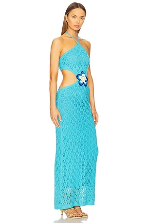 Capittana Lucinda Flower Dress in Blue