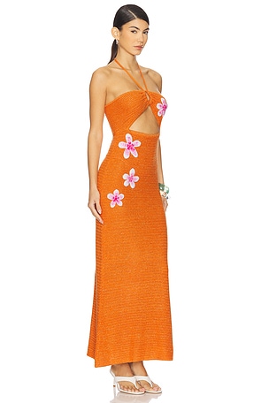 Capittana Pipa Dress in Orange