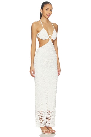 Capittana Martina Rose Dress in White