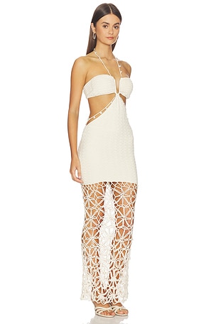 Capittana Lali Maxi Dress in Ivory. Size XS/S. Also