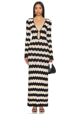 Ella Stripes Knitted Maxi DressCapittana$220