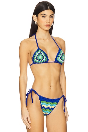 Capittana Cuba Bikini Top in Blue
