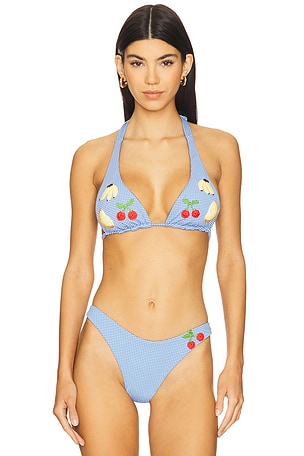 Atira Vichy Fruits Bikini Top Capittana