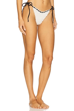 Capittana Trinidad Star Bikini Bottom in Black,White