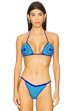 Trinidad Flowers Bikini Top Capittana