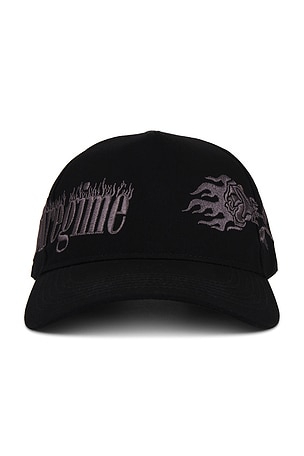 Up in Flames 5 Panel Snapback Hat Civil Regime