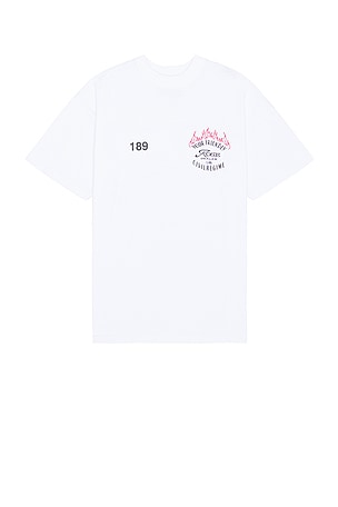 Civil Regime Rose Dealer American Classic Oversized Tee in White