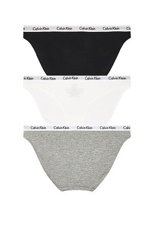 Calvin Klein Underwear Calvin Klein Carousel Bikini 3 Pack in Black