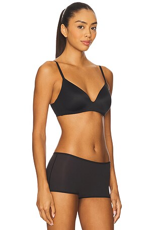 Calvin Klein Underwear Perfectly Fit Wirefree T-shirt Bra in Black. Size 36D. Also