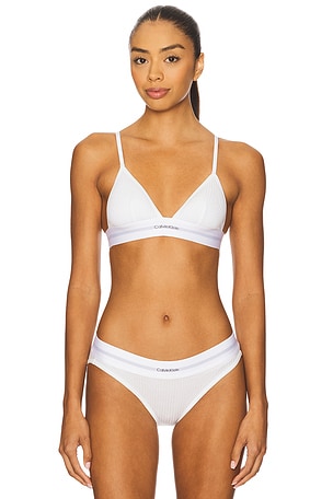 Modern Rib Unlined Triangle Bra Calvin Klein Underwear