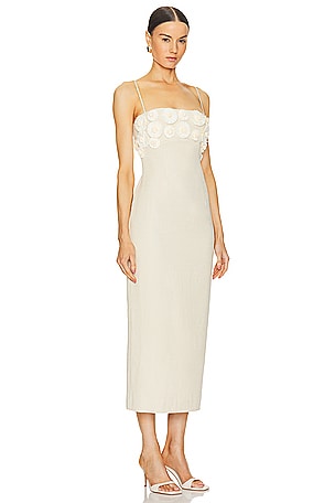 Clea Delilah Dress in Neutral