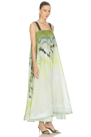 Clea Filomena Maxi Dress in Green