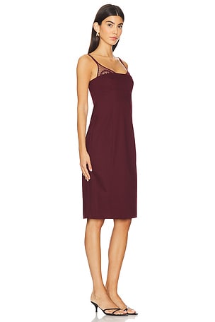 Clea Arlet Dress in Burgundy