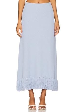 Clarissa Fringe Knit Skirt Clea