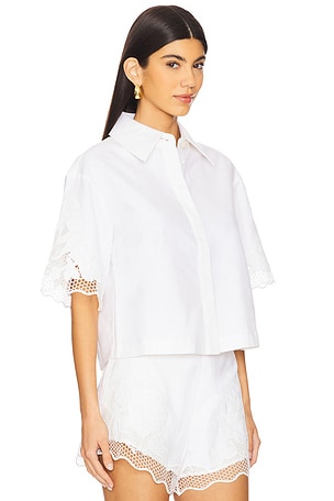 Clea Daphne Boxy Shirt in Ivory