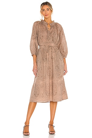 Cleobella Fern Midi Dress in Tonal Paisley Print | REVOLVE