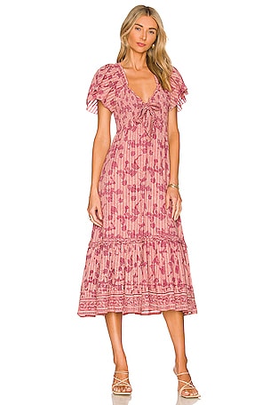 Cleobella Ashlyn Midi Dress in Batik Print | REVOLVE