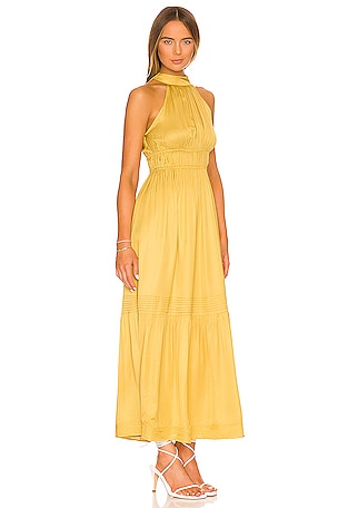 Cleobella Margot Ankle Dress in Yellow