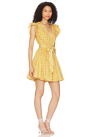 Cleobella Zia Mini Dress in Yellow