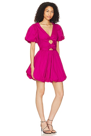 Cleobella Lalita Mini Dress in Fuchsia