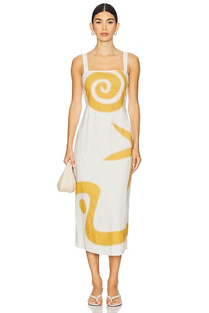 ROBE MI-LONGUE BRIE Cleobella
