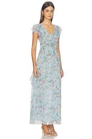 Cleobella Sabina Ankle Dress in Baby Blue