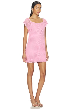 Cleobella Clementina Mini Dress in Pink