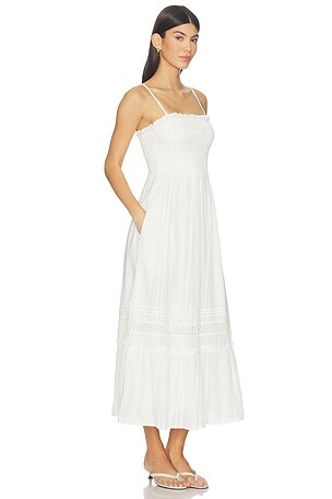 Cleobella Magnolia Ankle Dress in Ivory