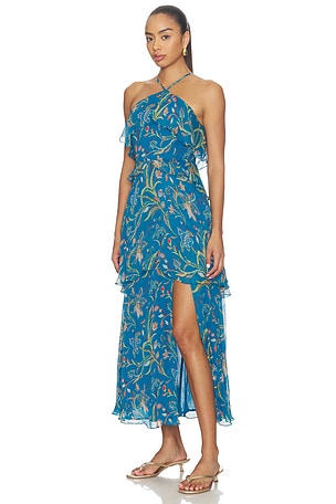 Cleobella Aphrodite Ankle Dress in Blue