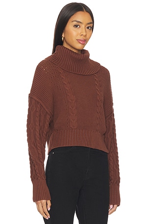 Cleobella Serah Sweater in Brown. Size XS. Also
