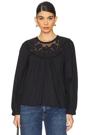 Cleobella Raine Blouse in Black