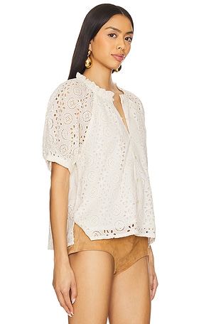 Cleobella Kate Blouse in Ivory