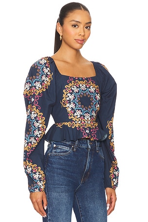 Cleobella Elizabeth Top in Navy