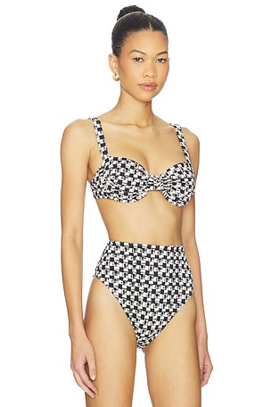 Cleobella Beckett Top in Black,White