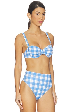 Cleobella Beckett Top in Blue