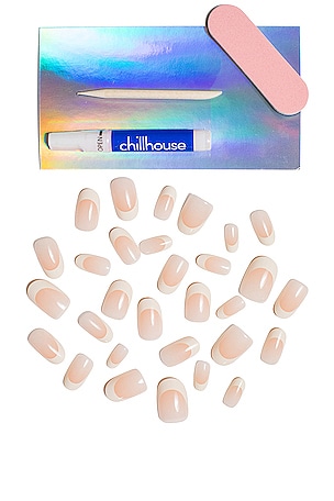 Chillhouse French Twist Chill Tips Press-on Nails in White