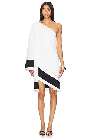 Xenia One Shoulder Mini DressCAROLINE CONSTAS$495