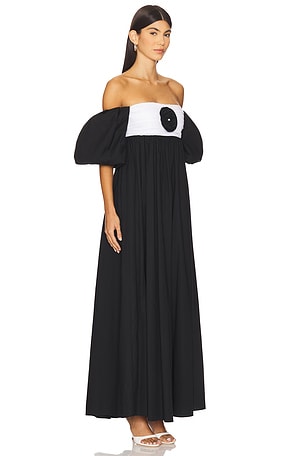 CAROLINE CONSTAS Santina Dress in Black