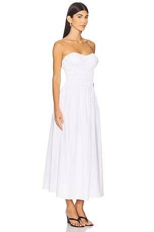 CAROLINE CONSTAS Ivette Dress in White