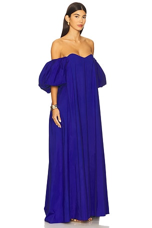 CAROLINE CONSTAS Palmer Gown in Royal