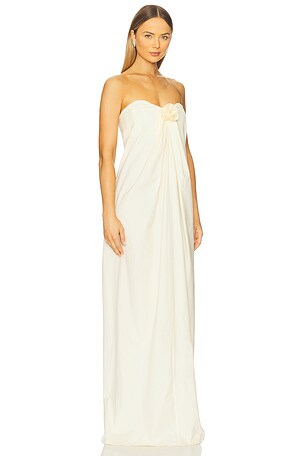 CAROLINE CONSTAS Kyra Dress in Neutral