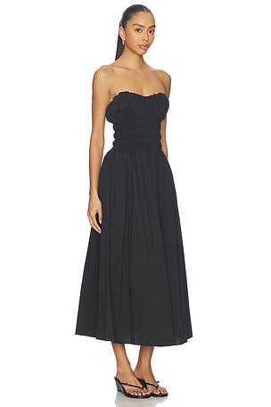 CAROLINE CONSTAS Ivette Dress in Black. Size XS. Also