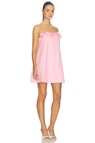CAROLINE CONSTAS Vera Mini Dress in Pink