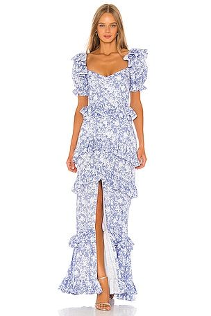 CAROLINE CONSTAS Iva Gown in Blue | REVOLVE CAROLINE CONSTAS Iva Gown in Blue | REVOLVE