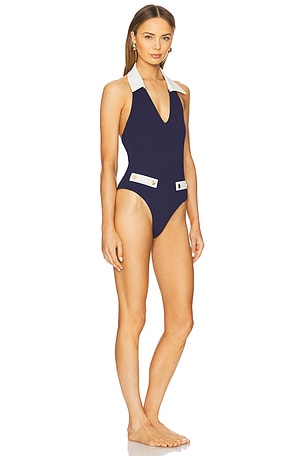 CAROLINE CONSTAS Alva One Piece in Navy