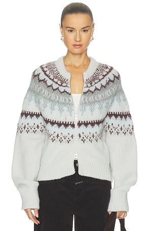 Cropped Zip Cardigan CLOSED