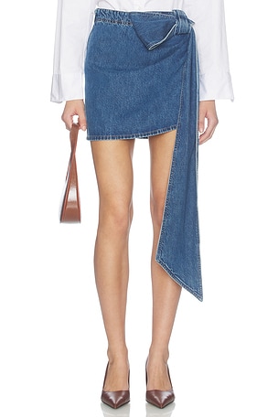 Draped Mini Skirt CLOSED