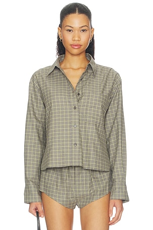 Cropped Oversized Shirt CLOSED