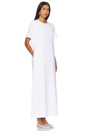 CLYQUE Walker Maxi Dress in White