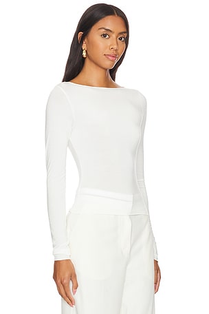 CLYQUE Josi Top in Ivory